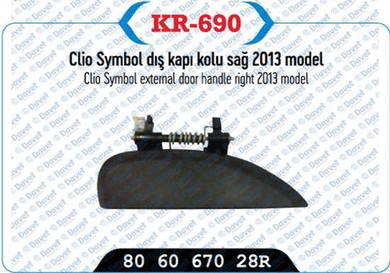 KAYA KR-690 Kapi Acma Kolu Dis Sag Clio Symbol-Sandero Ii 13->